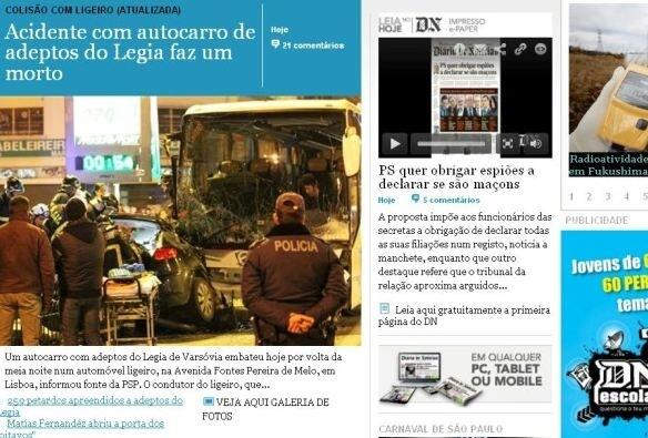 News: Wypadek autokaru w Lizbonie cd.