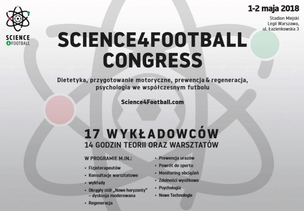 News: Kongres Science4Football na Stadionie Legii