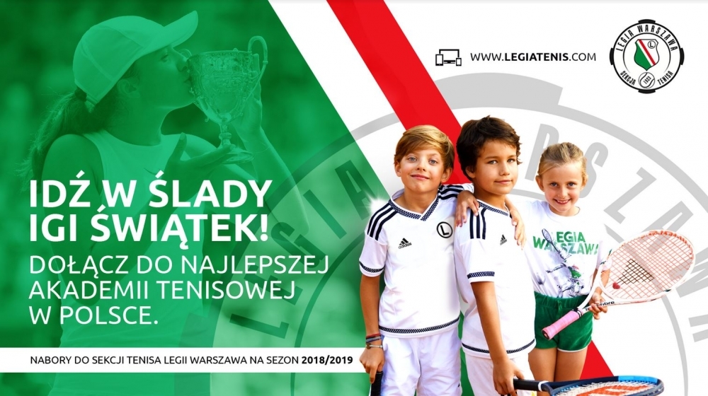News: Nabory do sekcji tenisa Legii Warszawa wciąż trwają