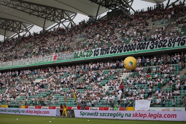 Mistrzowskie oprawy na meczu z Lechią Gdańsk