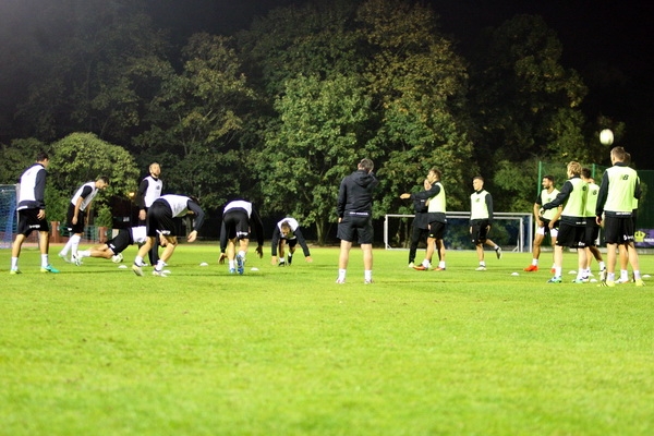 Piłkarze Lechii trenowali na Agrykoli przed meczem z Legią