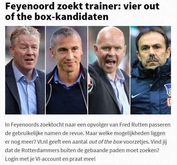 Henning Berg kandydatem do pracy w Feyenoordzie