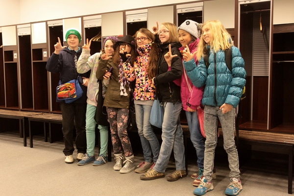 Dzieci ze szkół na Grochowie zwiedziły stadion Legii