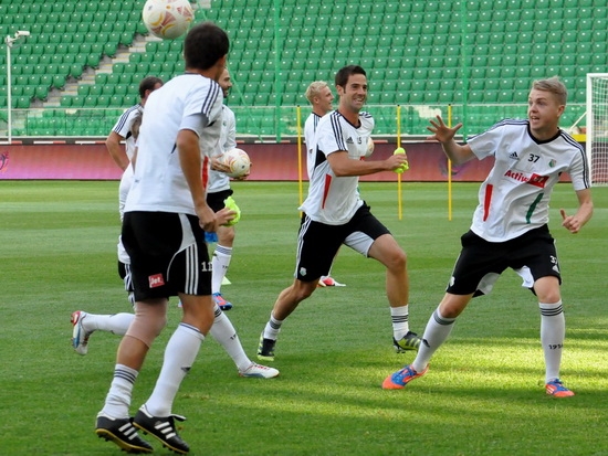 Piłkarze Legii trenowali przed meczem z SV Ried