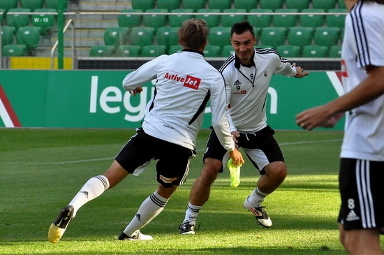 Piłkarze Legii trenowali przed meczem z SV Ried