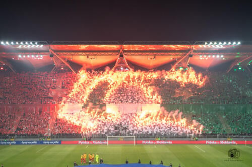 kibice Legii oprawy oprawa Legia Warszawa - Jagiellonia Białystok 3:1