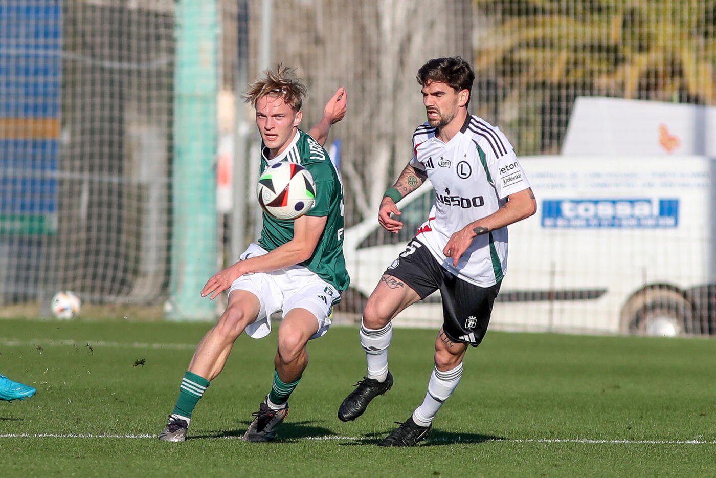 Wojciech Urbański Claude Goncalves Gra wewnętrzna: Zieloni - Biali 0:1