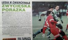 News: Legia w prasie historycznej - Boje ze Spartakiem w Champions League