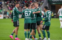 zespół Legia radość drużyna Lechia Gdańsk - Legia Warszawa 0:2