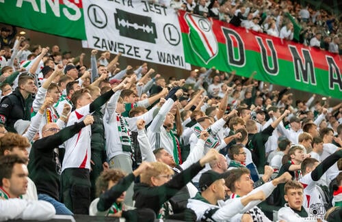 Legia Warszawa - Real Betis 1:0 kibice Legii