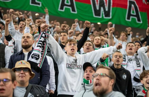 Legia Warszawa - Real Betis 1:0 kibice Legii