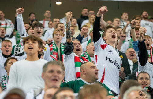 Legia Warszawa - GKS Katowice 4:1 kibice Legii