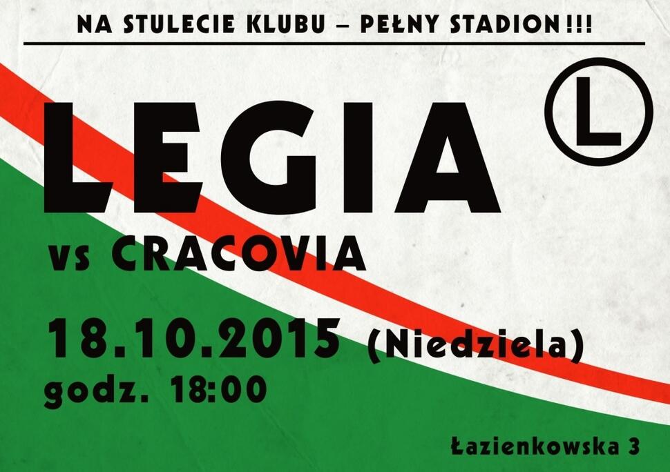 News: Plakaty i bilety na mecz z Cracovią