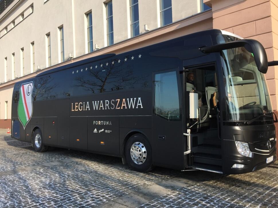 News: Nowy autokar Legii Warszawa