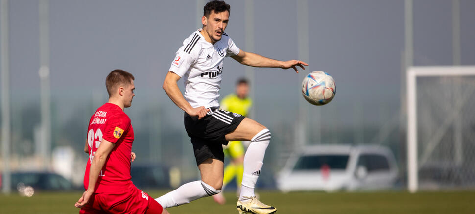 Qendrim Zyba Legia II Warszawa - Lechia Tomaszów Maz.