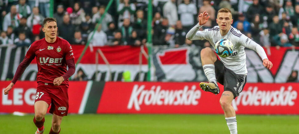 Legia Warszawa - Śląsk Wrocław 0:0 Simeon Petrov Maciej Rosołek