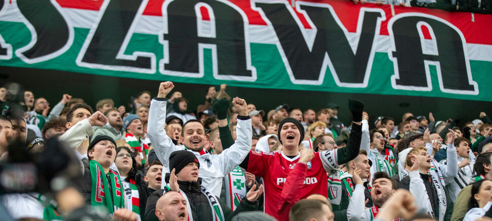 kibice Legii Legia Warszawa - Śląsk Wrocław 0:0