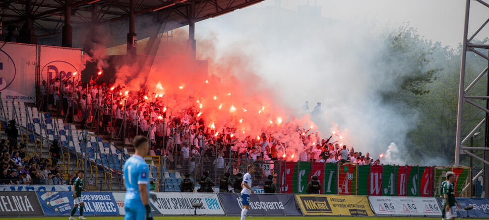 kibice Legii oprawy oprawa Stal Mielec - Legia Warszawa 1:3