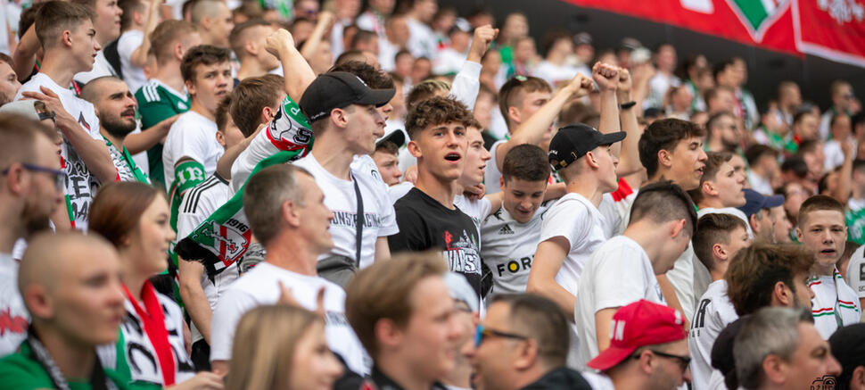 kibice Legii Legia Warszawa - Radomiak Radom 0:3