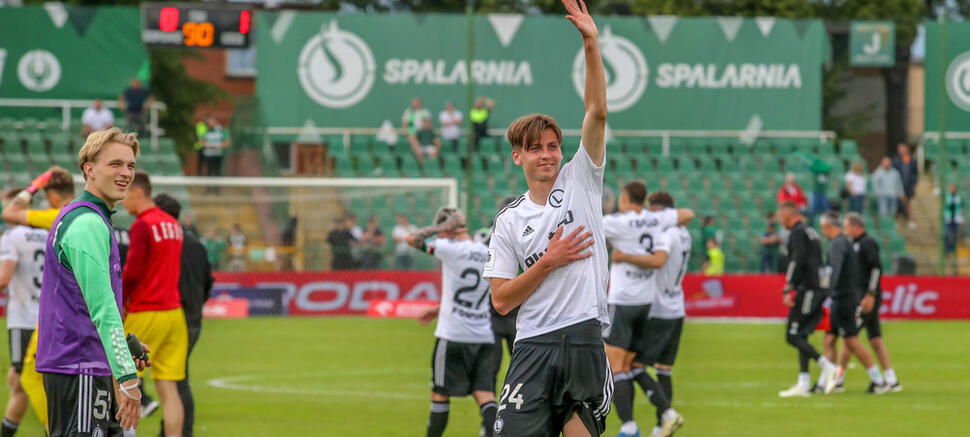 Wojciech Urbański Jan Ziółkowski Warta Poznań - Legia Warszawa 0:1