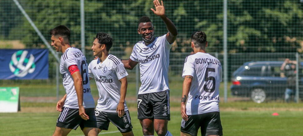 Jean-Pierre Nsame Sparing: Legia Warszawa - Jagiellonia Białystok 2:0