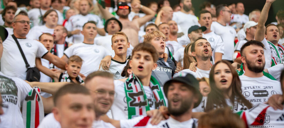 kibice Legii Legia Warszawa - Radomiak Radom 4:1