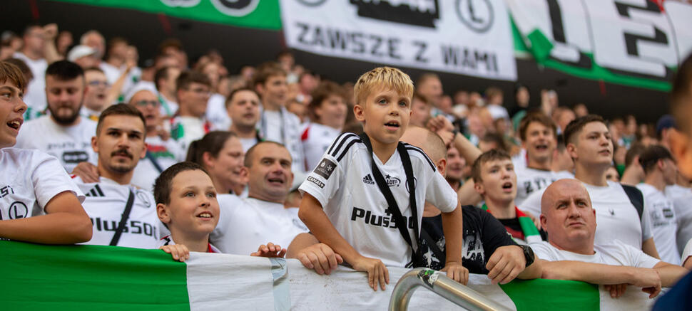 kibice Legii Legia Warszawa - Radomiak Radom 4:1