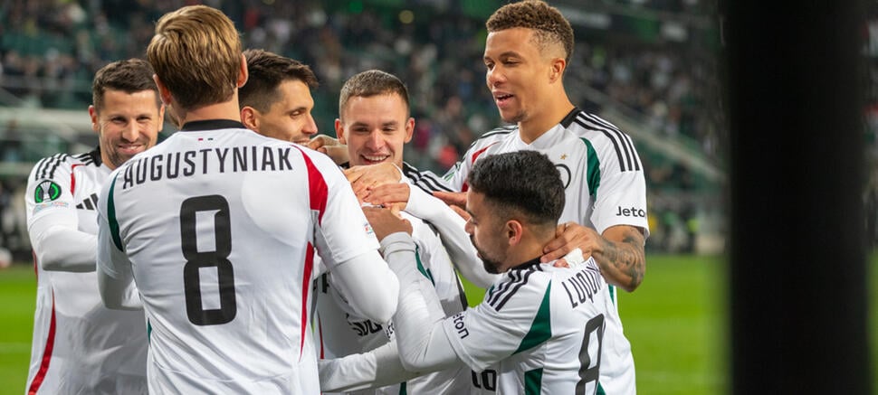 Legia Warszawa - Dinamo Mińsk 4:0 Kacper Chodyna Steve Kapuadi