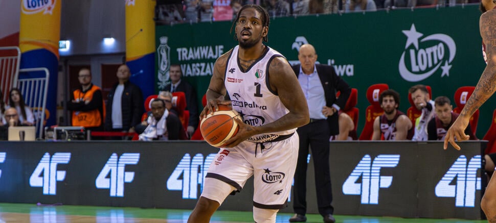 Legia - Spójnia Stargard 88:84 Jawun Evans