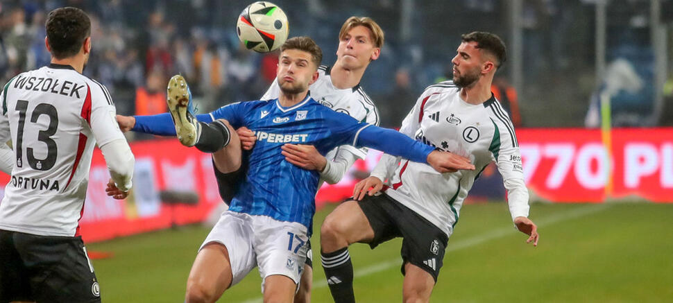 Lech Poznań - Legia Warszawa 5:2 Jan Ziółkowski Jurgen Celhaka