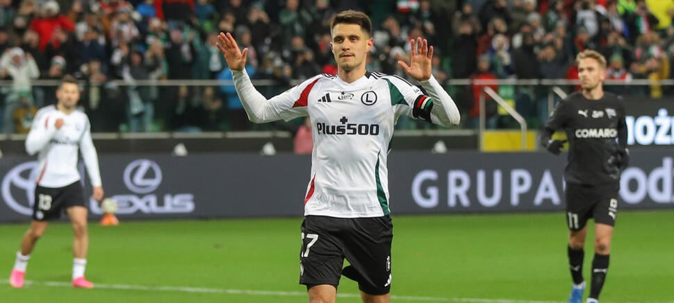 Legia Warszawa - Cracovia 3:2 Bartosz Kapustka