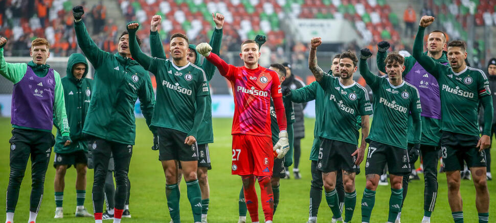 Zagłębie Lubin - Legia Warszawa 0:3 zespół drużyna