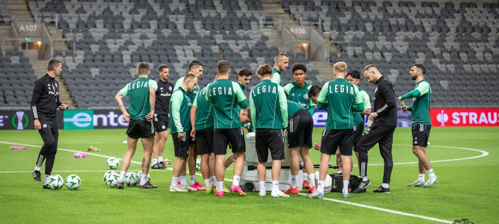 Legioniści trenowali na stadionie Djurgarden