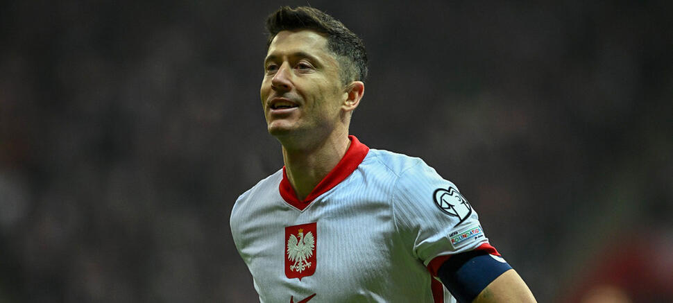 Polska - Litwa  Robert Lewandowski