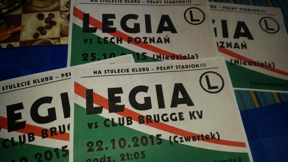News: Bilety i plakaty na mecz z Brugge i Lechem