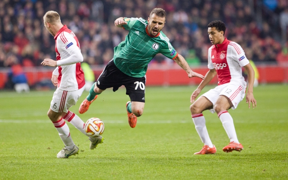 News: Ajax - Legia 1:0 (1:0) - Nieskuteczni, ale ambitni