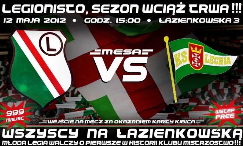 News: MESA: W sobotę Młoda Legia mistrzem Polski?