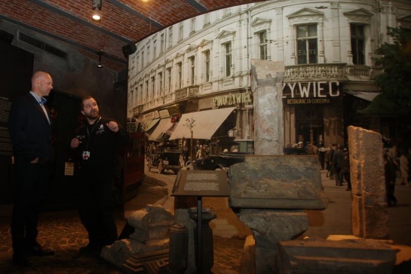 Galeria: Henning Berg zwiedził Muzeum Powstania Warszawskiego
