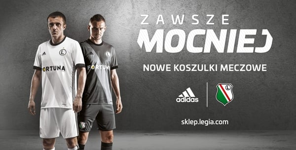 Legia Warszawa prezentuje nowe stroje