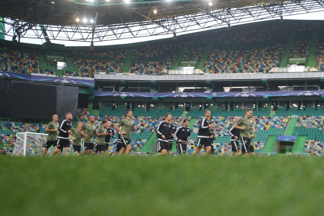 Piłkarze Legii trenowali na Estadio Jose Alvalade (akt.)