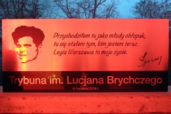 Stadion Legii z Trybuną Lucjana Brychczego (akt. wideo)