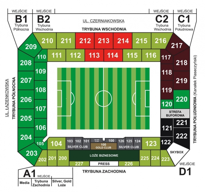 Plakaty i bilety na mecz z Lechią - ponad 25 tys. zajętych miejsc