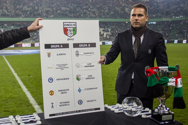Losowanie fazy grupowej Legia Cup