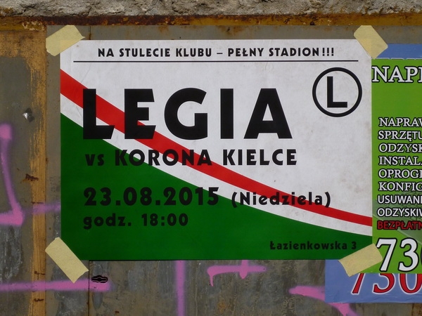 Bilety na mecz Koroną Kielce - WszyscyNaLegie