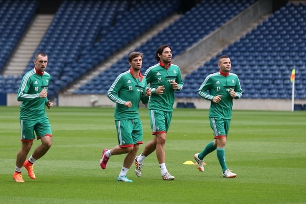 Legioniści trenowali na Murrayfield Stadium