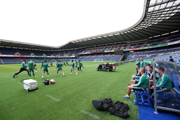 Legioniści trenowali na Murrayfield Stadium