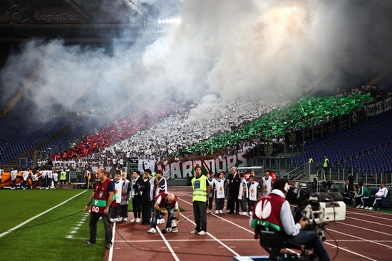 Fotoreportaż z meczu z Lazio