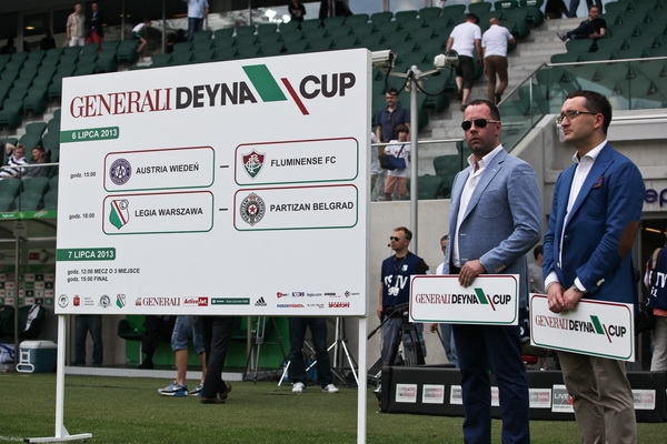 Znamy pary w Deyna Cup - Legia zagra z Partizanem