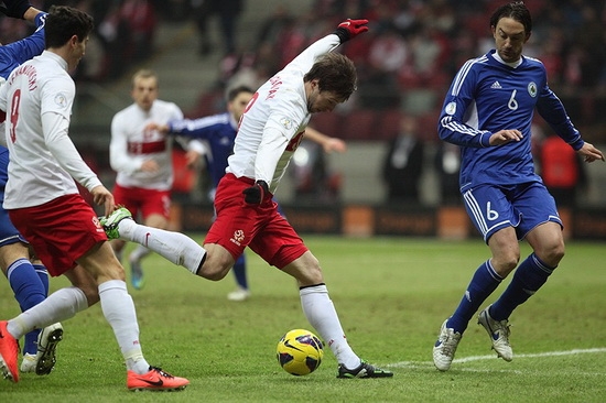 Fotoreportaż z meczu Polska - San Marino