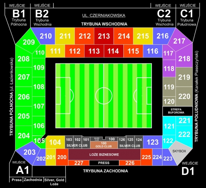 Bilety na mecz Legia - Widzew